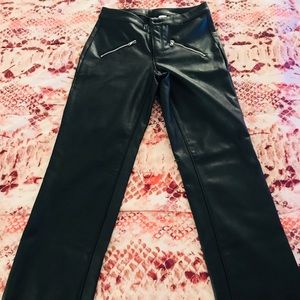 Trendy Leather Pants